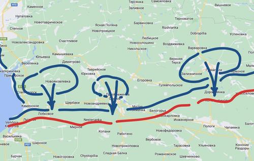 ТК «Рыбарь»: на южном направлении ВСУ наметили три направления ударов войсками 