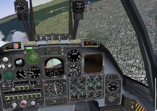 Украинские лётчики учатся пилотировать F-16 на компьютерной игровой программе