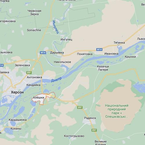 «Рыбарь»: идёт бой за село Крынки, Херсонской области 