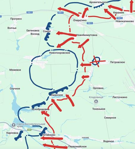 По-прежнему наибольший успех ВС РФ наблюдается на Авдеевском участке фронта 